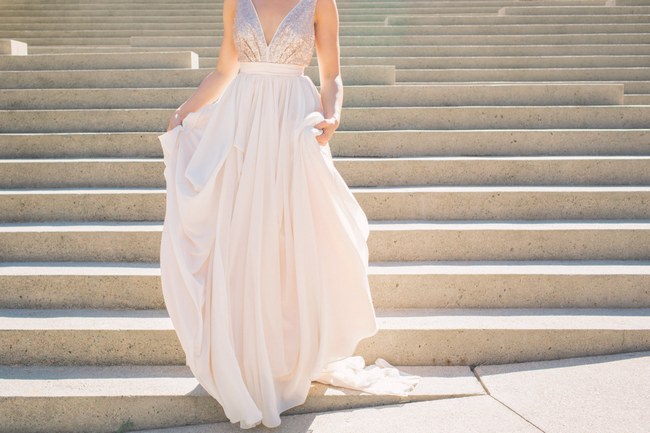Sequin Glitter Wedding Dresses 11