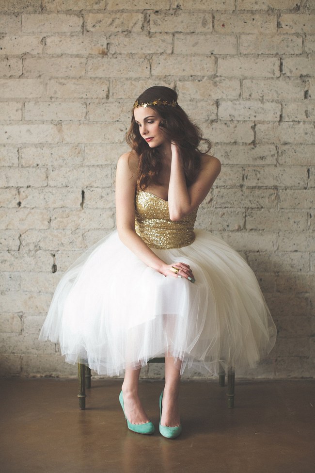 Sequin Glitter Wedding Dresses 7