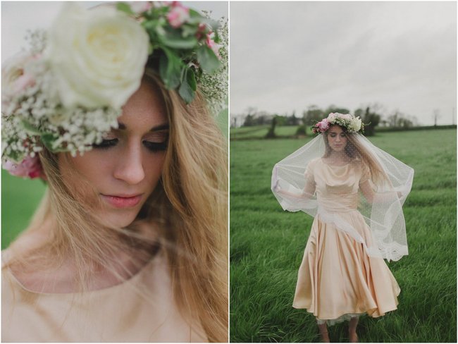 // Blush and Sparkle Fifties Inspired Countryside Wedding in the Countryside // Kirsty-Lyn Jameson Photography  // Gibson Bespoke // ConfettiDaydreams.com Wedding Blog