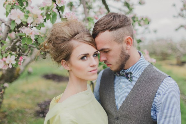 // Blush and Sparkle Fifties Inspired Countryside Wedding in the Countryside // Kirsty-Lyn Jameson Photography  // Gibson Bespoke // ConfettiDaydreams.com Wedding Blog