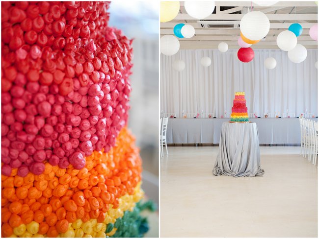 Candy Themed, Rainbow Coloured, Crazy Cool Quirky Wedding // ST Photography // On www.ConfettiDaydreams.com