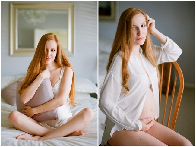 Delicately Intimate Boudoir Maternity Shoot by Michael and Carina Photography  (1)