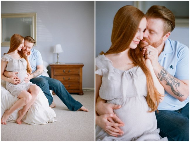 Delicately Intimate Boudoir Maternity Shoot by Michael and Carina Photography  (2)