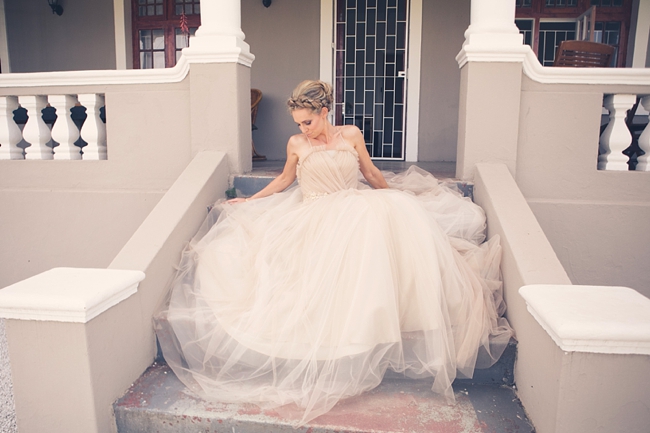 Tulle Wedding Dress Perfection :: Eco Friendly Outdoor Grabouw Wedding, Cape Town :: Ruby Jean Photography :: See more on Confetti Daydreams Wedding Blog