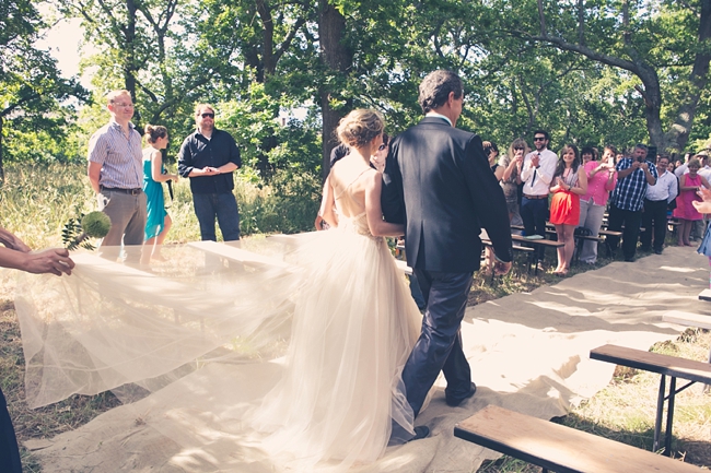  Gorgeous Eco Friendly Outdoor Forest Wedding ceremony :: Ruby Jean Photography :: See more on Confetti Daydreams Wedding Blog