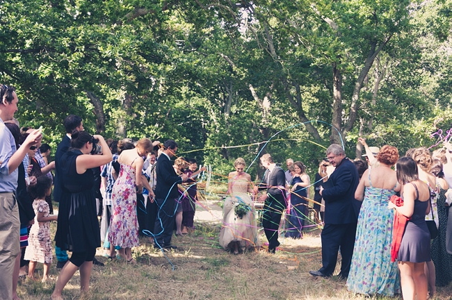  Gorgeous Eco Friendly Outdoor Forest Wedding ceremony :: Ruby Jean Photography :: See more on Confetti Daydreams Wedding Blog