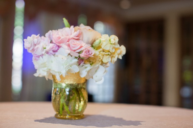 Reception and Table Decor :: Elegant blush and gold Summer Wedding //  Miranda Laine Photography // ConfettiDaydreams.com Wedding Blog