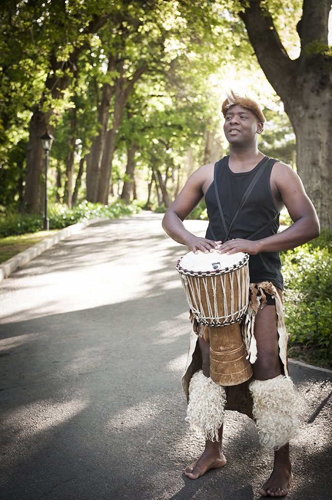 Traditional Zulu Ceremony Music :: Pale Yellow, White & Coral Winelands Destination Wedding (South Africa) :: Joanne Markland Photography :: ConfettiDaydreams.com Wedding Blog 