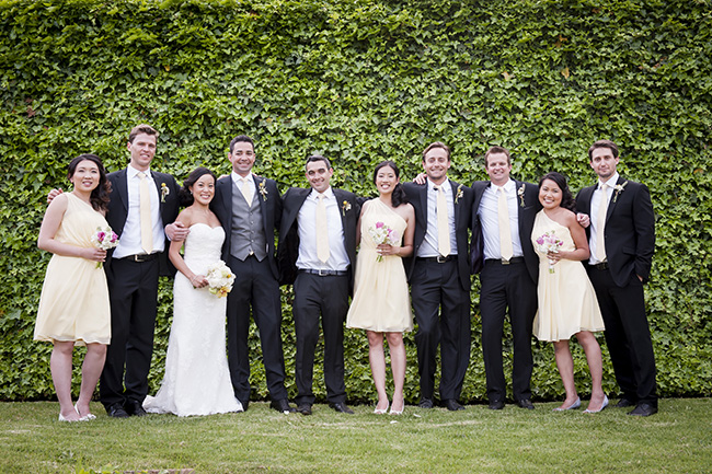 bridal Party Portraits :: Pale Yellow, White & Coral Winelands Destination Wedding (South Africa) :: Joanne Markland Photography :: ConfettiDaydreams.com Wedding Blog 