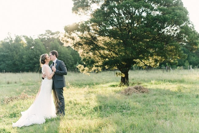  Dreamy Couple Wedding Portraits :: Pretty paper Flower, Rustic Blush Farm Wedding :: South Africa :: Louise Vorster Photography :: Seen on ConfettiDaydreams.com