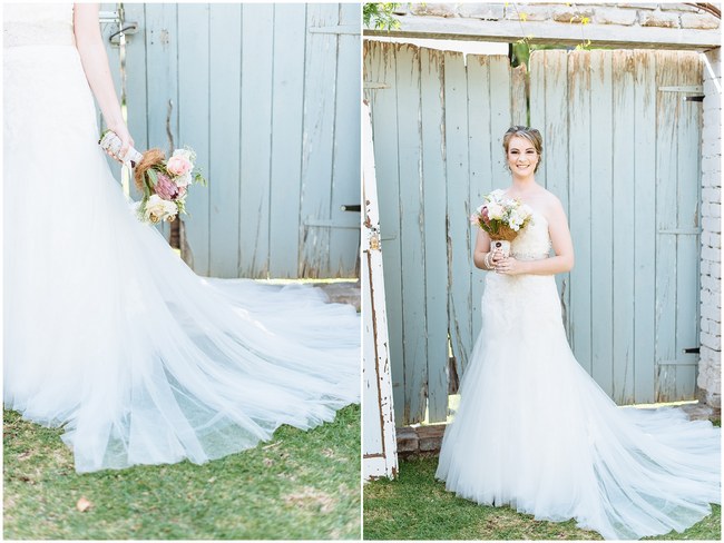  :: Pretty paper Flower, Rustic Blush Farm Wedding :: South Africa :: Louise Vorster Photography :: Seen on ConfettiDaydreams.com