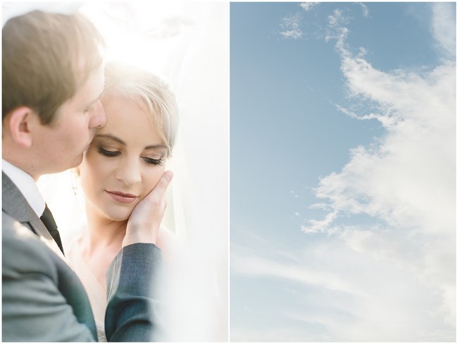  Dreamy Couple Wedding Portraits :: Pretty paper Flower, Rustic Blush Farm Wedding :: South Africa :: Louise Vorster Photography :: Seen on ConfettiDaydreams.com