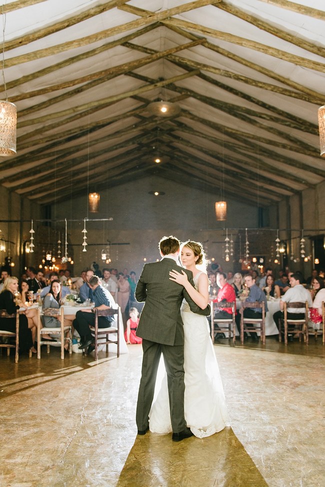 Pretty paper Flower, Rustic Blush Farm Wedding :: South Africa :: Louise Vorster Photography :: Seen on ConfettiDaydreams.com