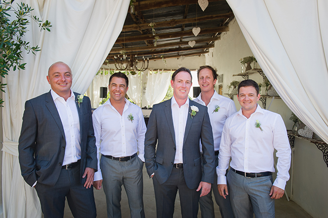 Groomsmen // Vintage Elegance Neutral South African Wedding //Lauren Kriedemann photography // via www.ConfettiDaydreams.com // 