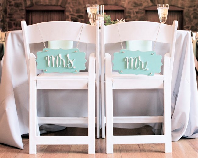 Wedding Chair Decor Covers Signs  5