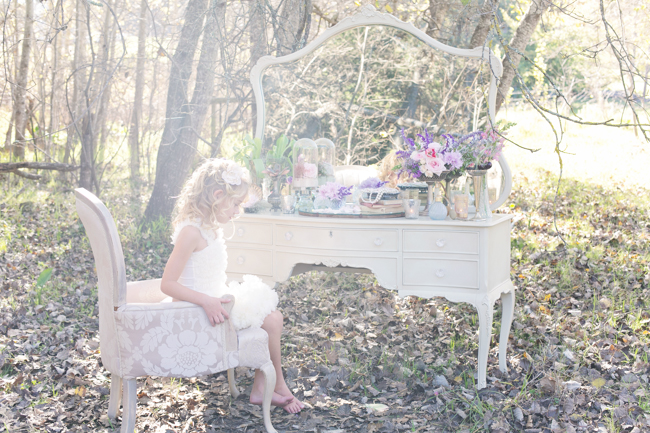  Enchanted Forest Bride :: Anna Georgina Wedding Dress :: Hair and make-up by Karenza :: Veronique Photography :: www.ConfettiDaydreams.com