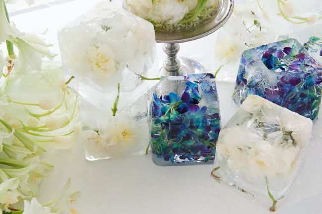 Frozen Flowers // Amazing Blue and Purple Orchid Wedding Ideas // ST Photography // Fleur Le Cordeur // Nina Brown Style Coach // Lisa Brown // 