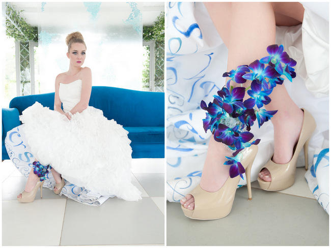 // Amazing Blue and Purple Orchid Wedding Ideas // ST Photography // Fleur Le Cordeur // Nina Brown Style Coach // Lisa Brown //