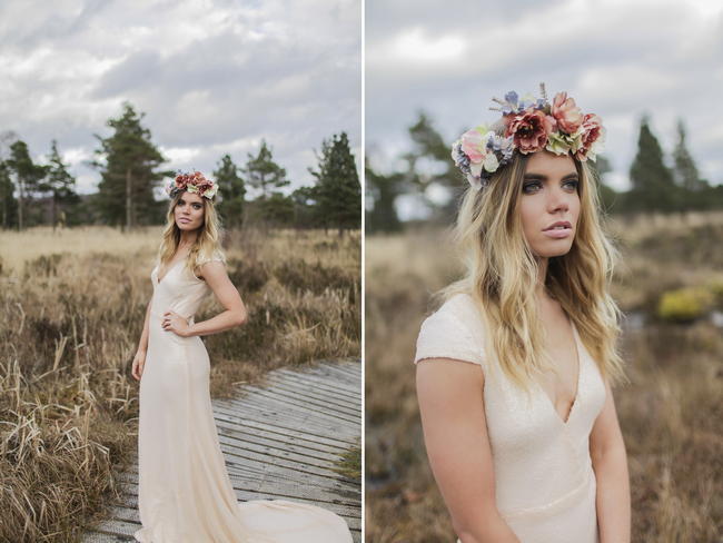 Bohemian Luxe - Boho Bride - Gibson Bespoke // Kirsty-Lyn Jameson Photography