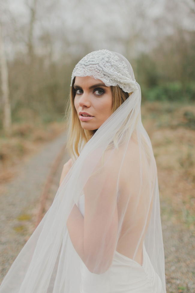 Cap veil // Bohemian Luxe - Boho Bride - Gibson Bespoke // Kirsty-Lyn Jameson Photography