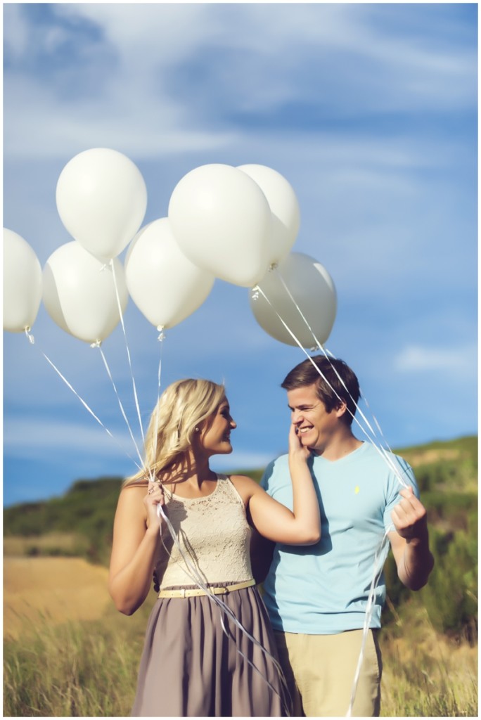 Bunnies and Balloons Engagement Shoot Ideas // Claire Thomson Photography