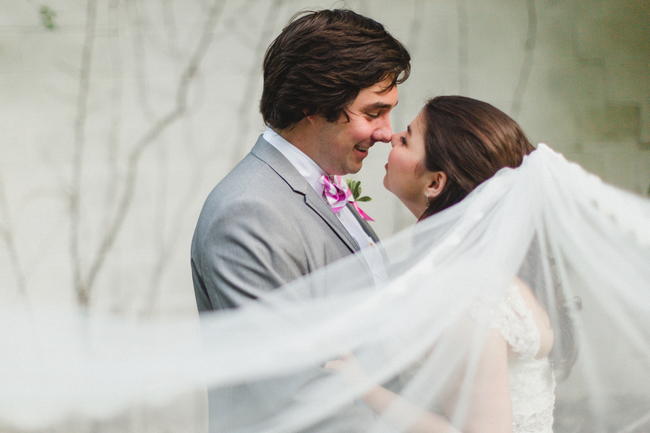 Outdoor Couple Portraits  // Old Southern Charm Garden Wedding in Pink and Gray // JoPhoto 