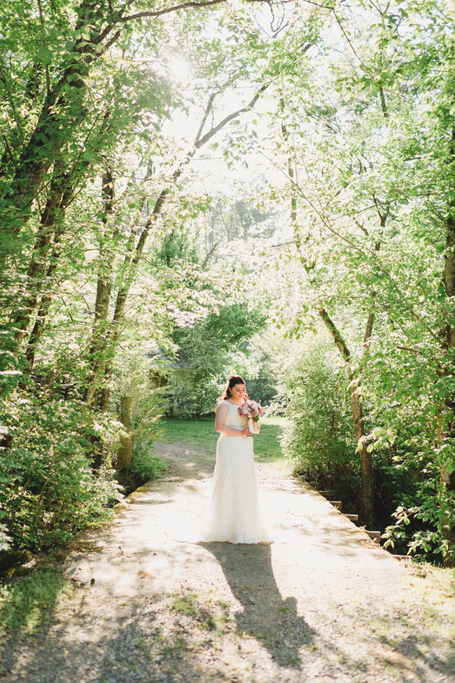 // Old Southern Charm Garden Wedding in Pink and Gray // JoPhoto 