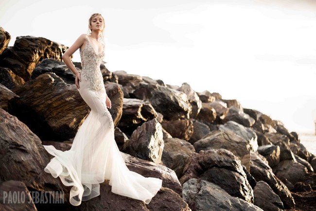 Paolo Sebastian - Sirens of the Sea Bridal Collection  16