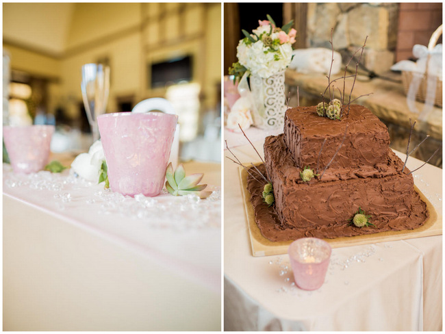 Grooms Cake // Rustic Country Wedding in Blush Navy // Meet The Burks Photography