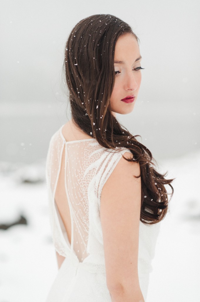 Silver Grey and White Winter Wedding Ideas ConfettiDaydreams - Rebecca Hollis Photography 