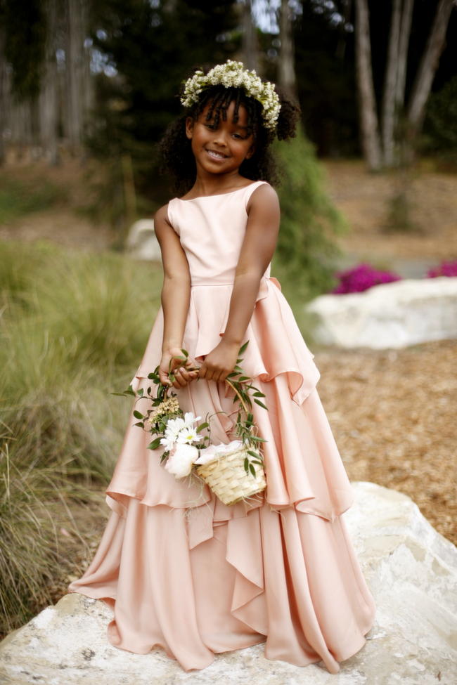 Unique flower girl outlet dress