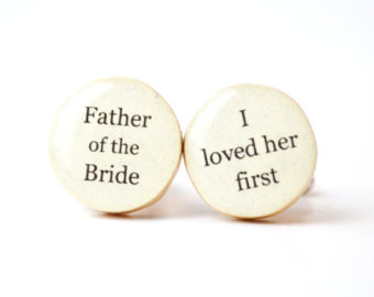 Adorable Father of the Bride Wedding Cufflinks (3)