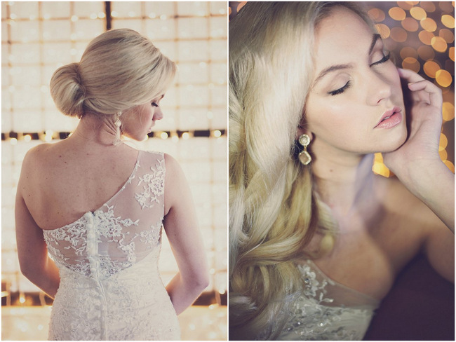 Chic Glamorous Wedding Hairstyles // Debbie Lourens Photography