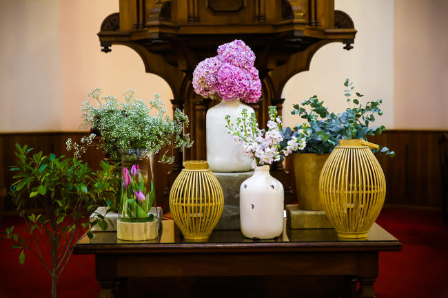 Ceremony Decor //Colourful Nooitgedacht Wedding on a rainy South African day  // Nikki Meyer photography