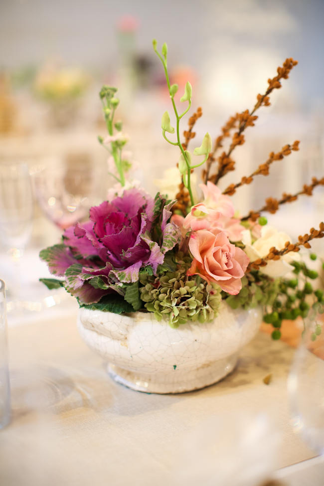 Floral Arrangement  // Reception Decor // Colourful Nooitgedacht Wedding on a rainy South African day  // Nikki Meyer photography