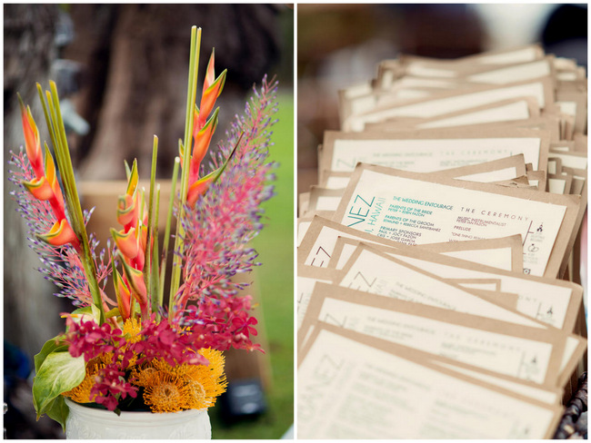 Rustic Coral & Mint Destination Beach Wedding // BellaEva Photography