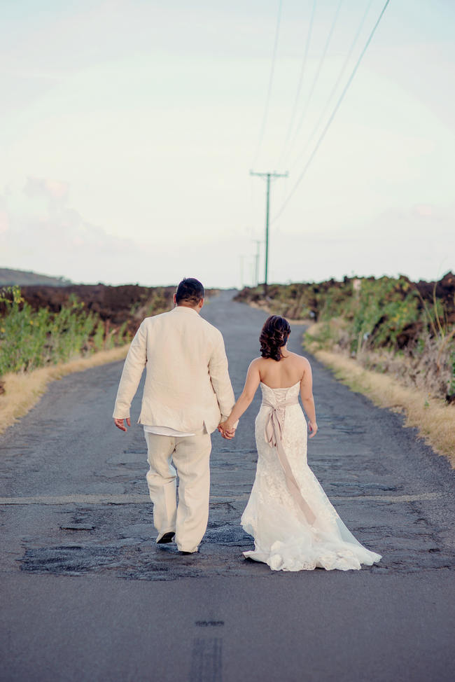 Couple Portraits - Maui Beach Wedding // Rustic Coral & Mint Destination Beach Wedding // BellaEva Photography