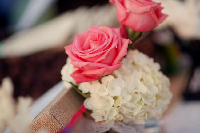 Maui Beach Wedding Ceremony // Rustic Coral & Mint Destination Beach Wedding // BellaEva Photography