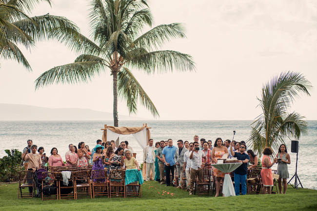 Rustic Coral & Mint Destination Beach Wedding // BellaEva Photography