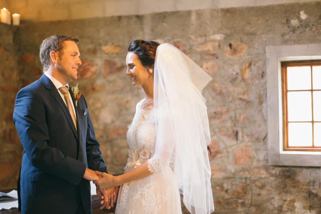   Wedding Ceremony // Earthy Farmstyle Rustic Wedding // Jenni Elizabeth Photography