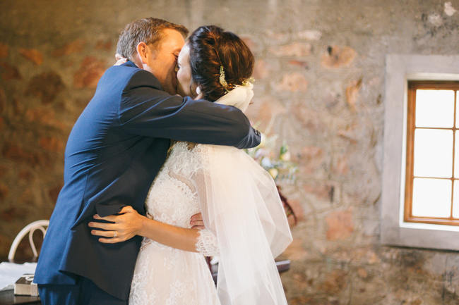   Wedding Ceremony // Earthy Farmstyle Rustic Wedding // Jenni Elizabeth Photography