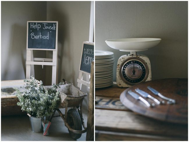 Market Style Bohemian Table Decor & Flower Ideas // Earthy Farmstyle Rustic Wedding // Jenni Elizabeth Photography