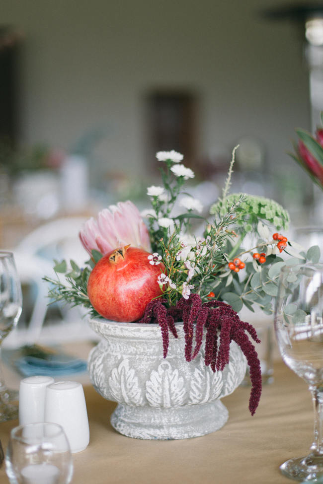 Market Style Bohemian Table Decor & Flower Ideas // Earthy Farmstyle Rustic Wedding // Jenni Elizabeth Photography