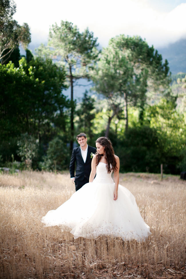 Outdoor Mountain Wedding Ceremony at Silvermist, Cape Town // Moira West Photography