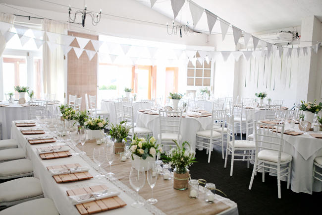 Organic Grey and Green Wedding Reception Decor at Silvermist, Cape Town // Moira West Photography