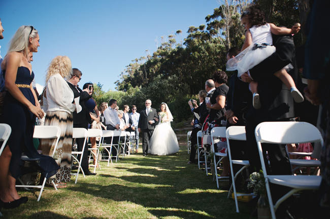 Outdoor Mountain Wedding Ceremony at Silvermist, Cape Town // Moira West Photography