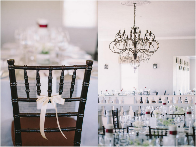 Elegant Grey and Burgundy Vintage Wedding Decor at Nantes Estate // Charlene Schreuder Photography