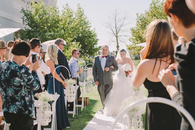  Beautiful Outdoor Wedding Reception // Elegant Grey and Burgundy Vintage Wedding at Nantes Estate // Charlene Schreuder Photography