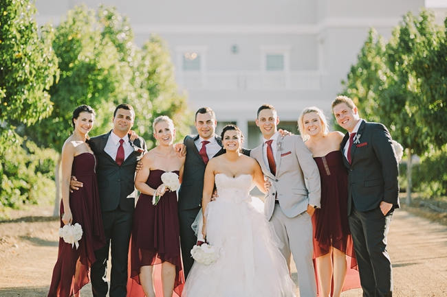 Wedding Photo Ideas and Poses // Beautiful Outdoor Wedding Reception // Elegant Grey and Burgundy Vintage Wedding at Nantes Estate // Charlene Schreuder Photography