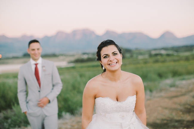 Romantic Outdoor Couple Wedding Photo Ideas and Poses // Elegant Grey and Burgundy Vintage Wedding at Nantes Estate // Charlene Schreuder Photography